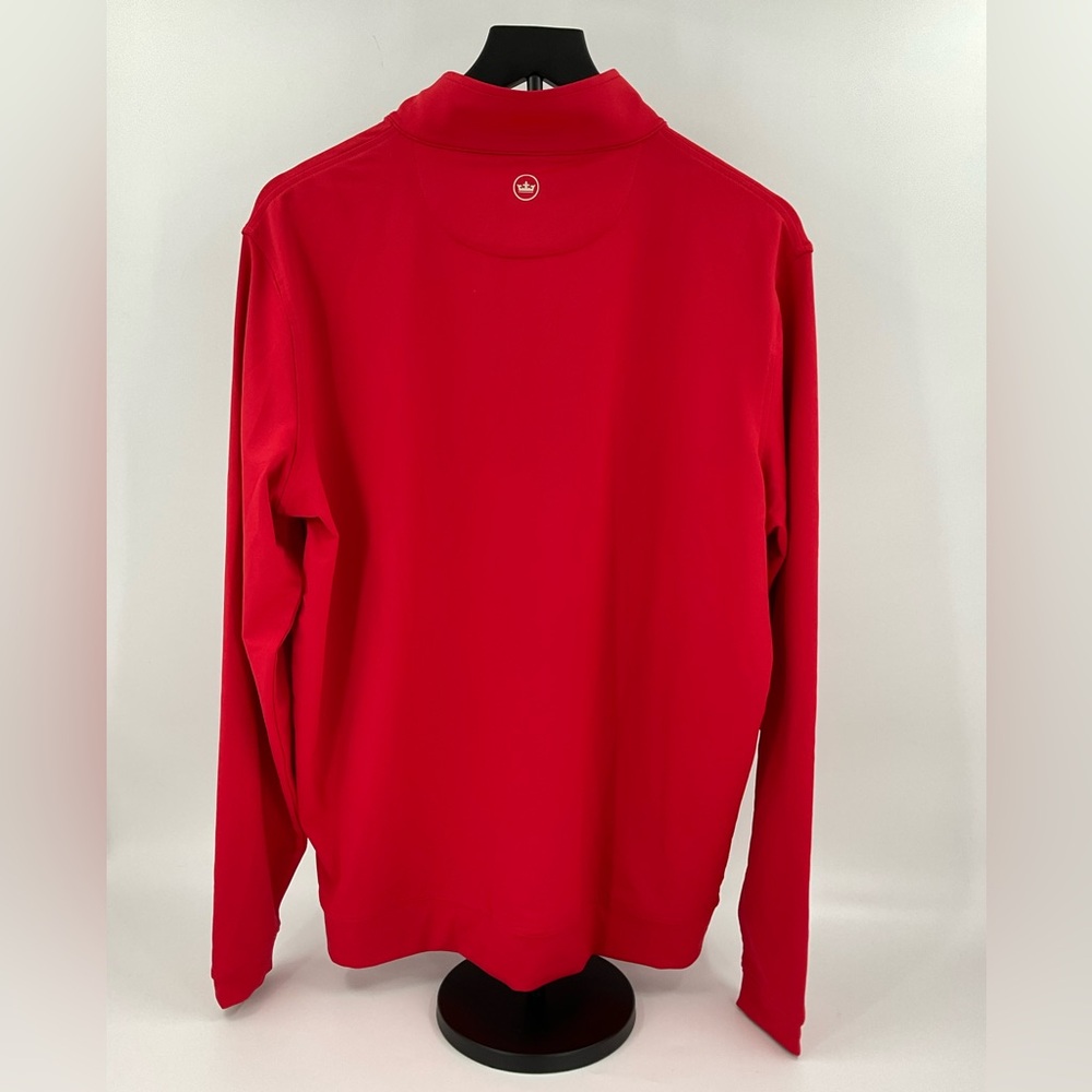ONLY ONE LEFT!!! Peter Millar "Red" Ole Miss Rebs Quarter-Zip - Large - NWT - Picture 3 of 5